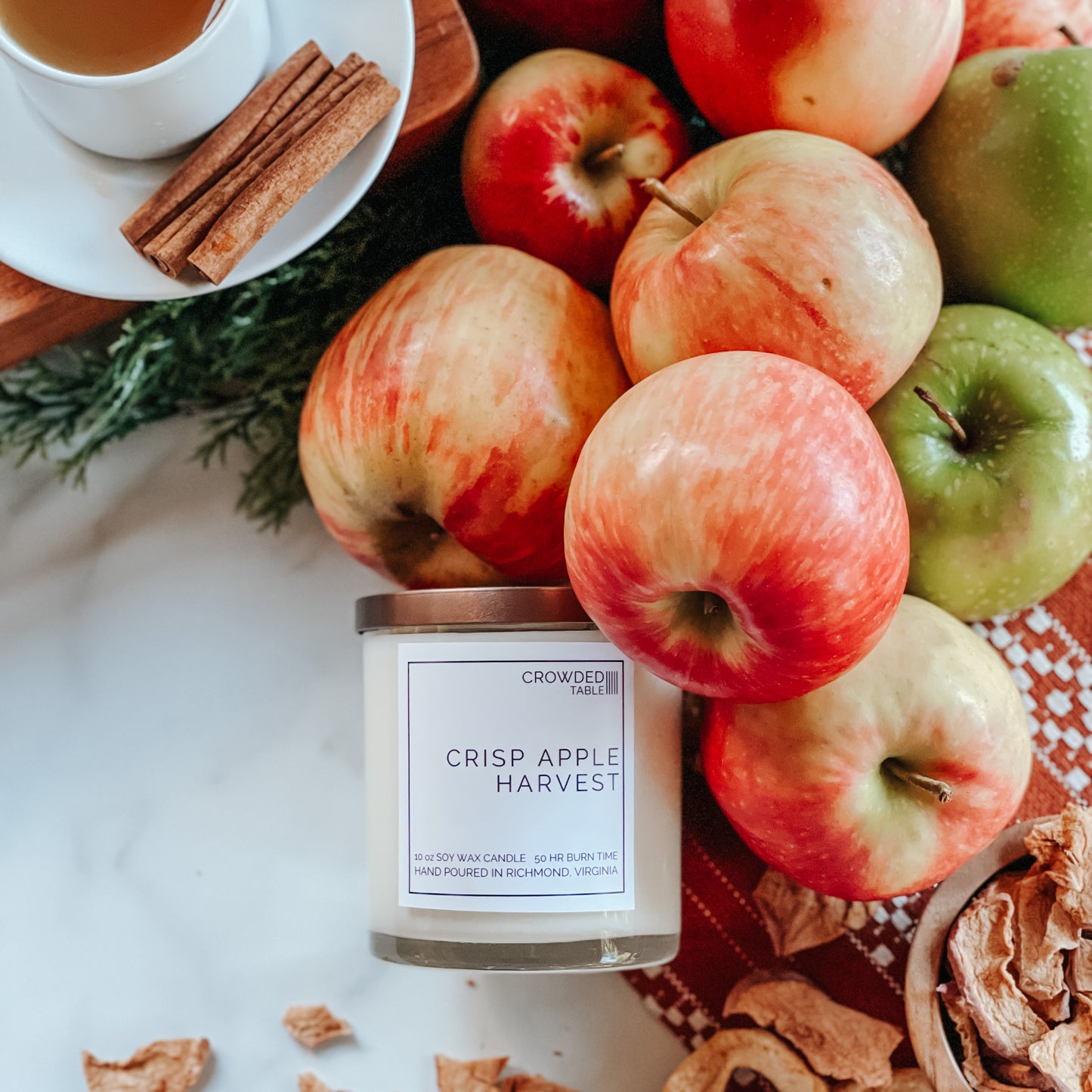 Crisp Apple Harvest 10 oz. Pure Soy Wax Candle