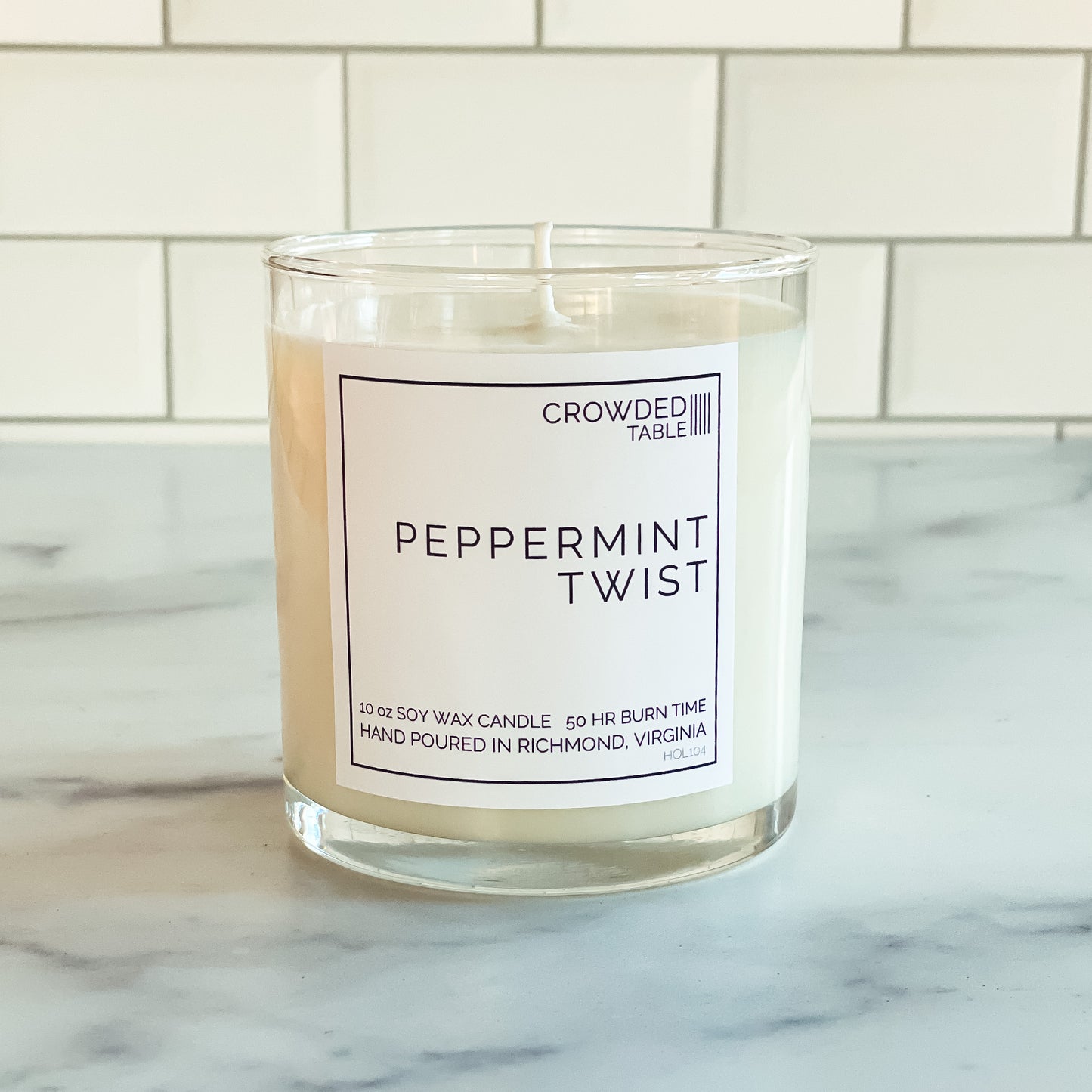 Peppermint Twist 10 oz. Pure Soy Wax Candle