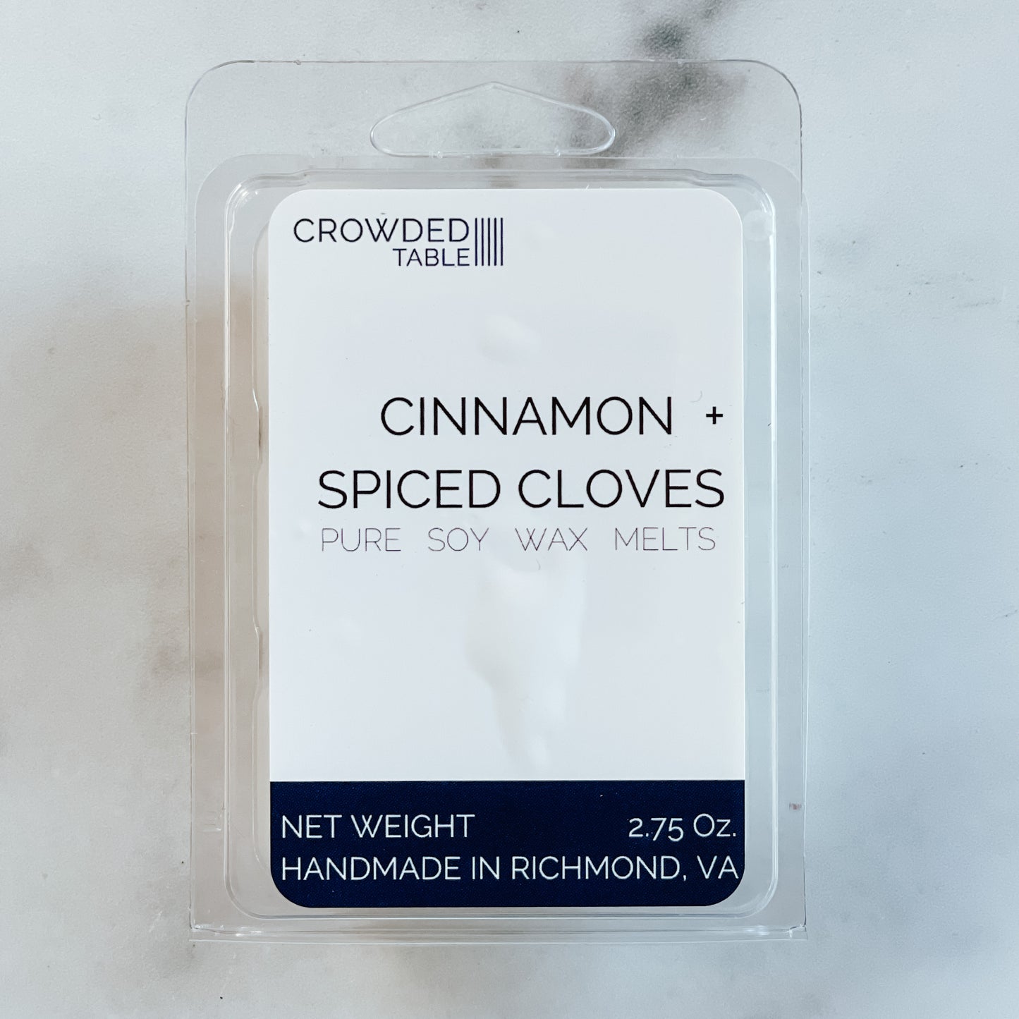 Cinnamon + Spiced Cloves 10 oz. Pure Soy Wax Candle