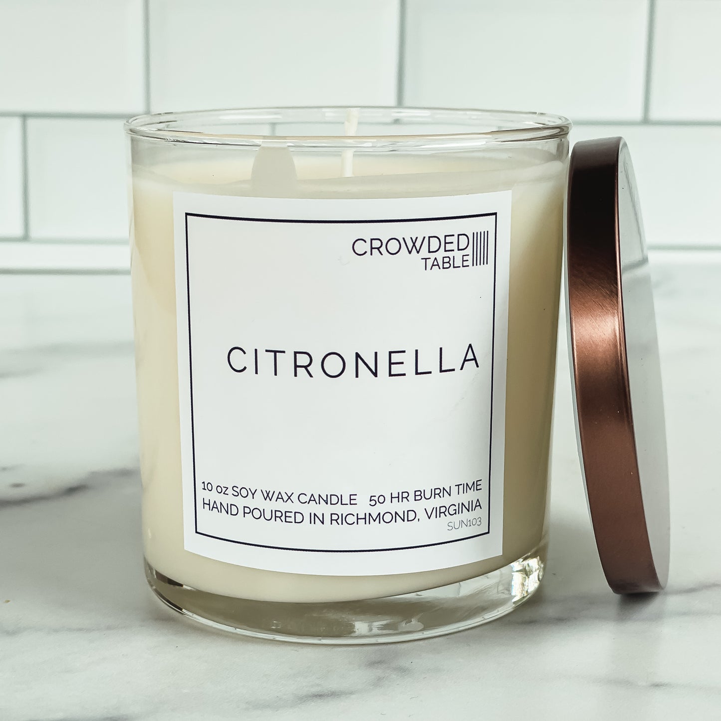 Citronella 10 oz. Pure Soy Wax Candle