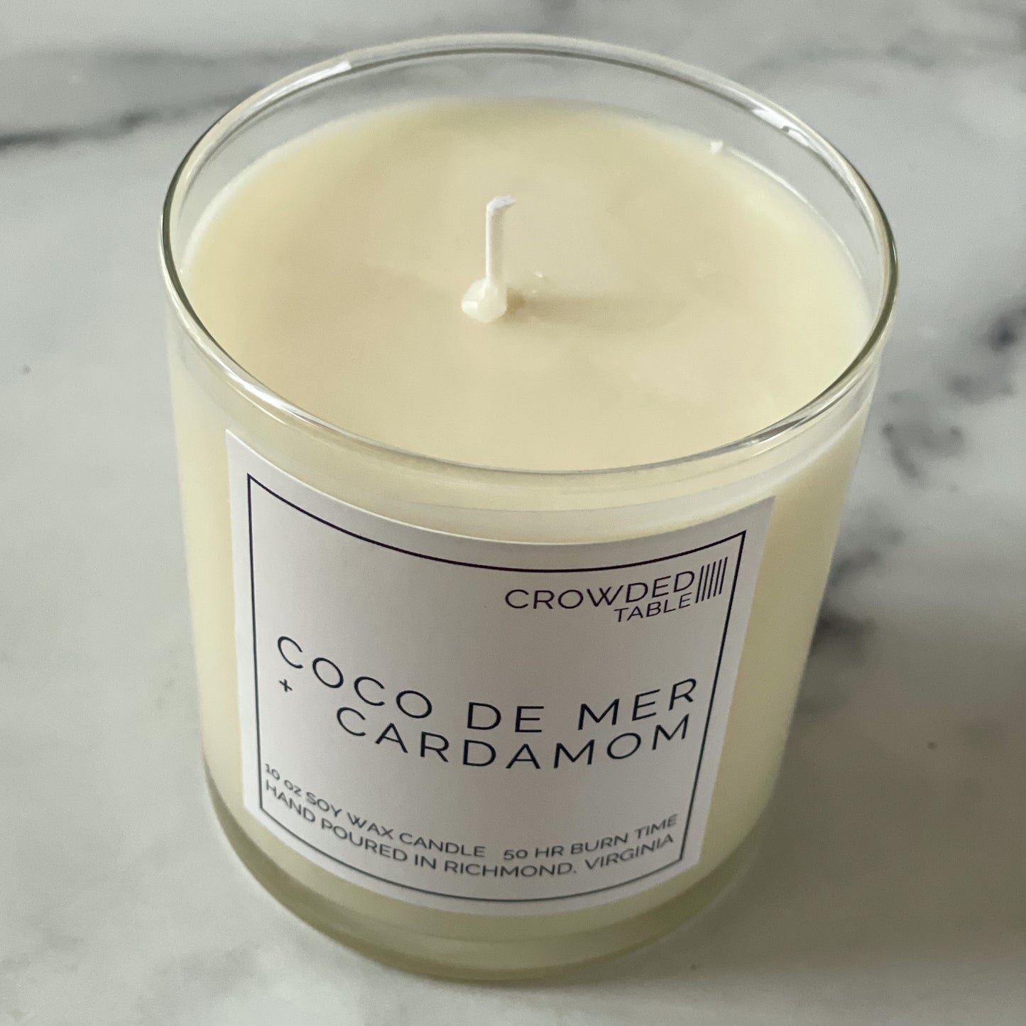 Coco de Mer + Cardamom 10 oz. Pure Soy Wax Candle