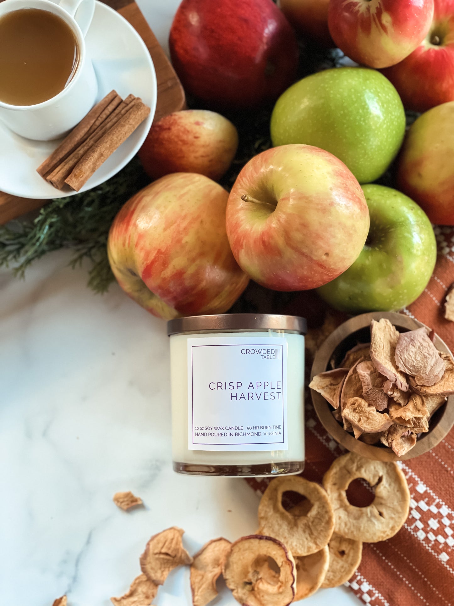 Crisp Apple Harvest 10 oz. Pure Soy Wax Candle