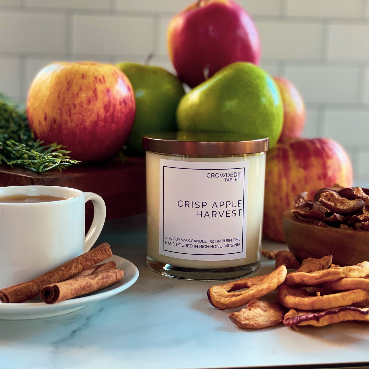Crisp Apple Harvest 10 oz. Pure Soy Wax Candle