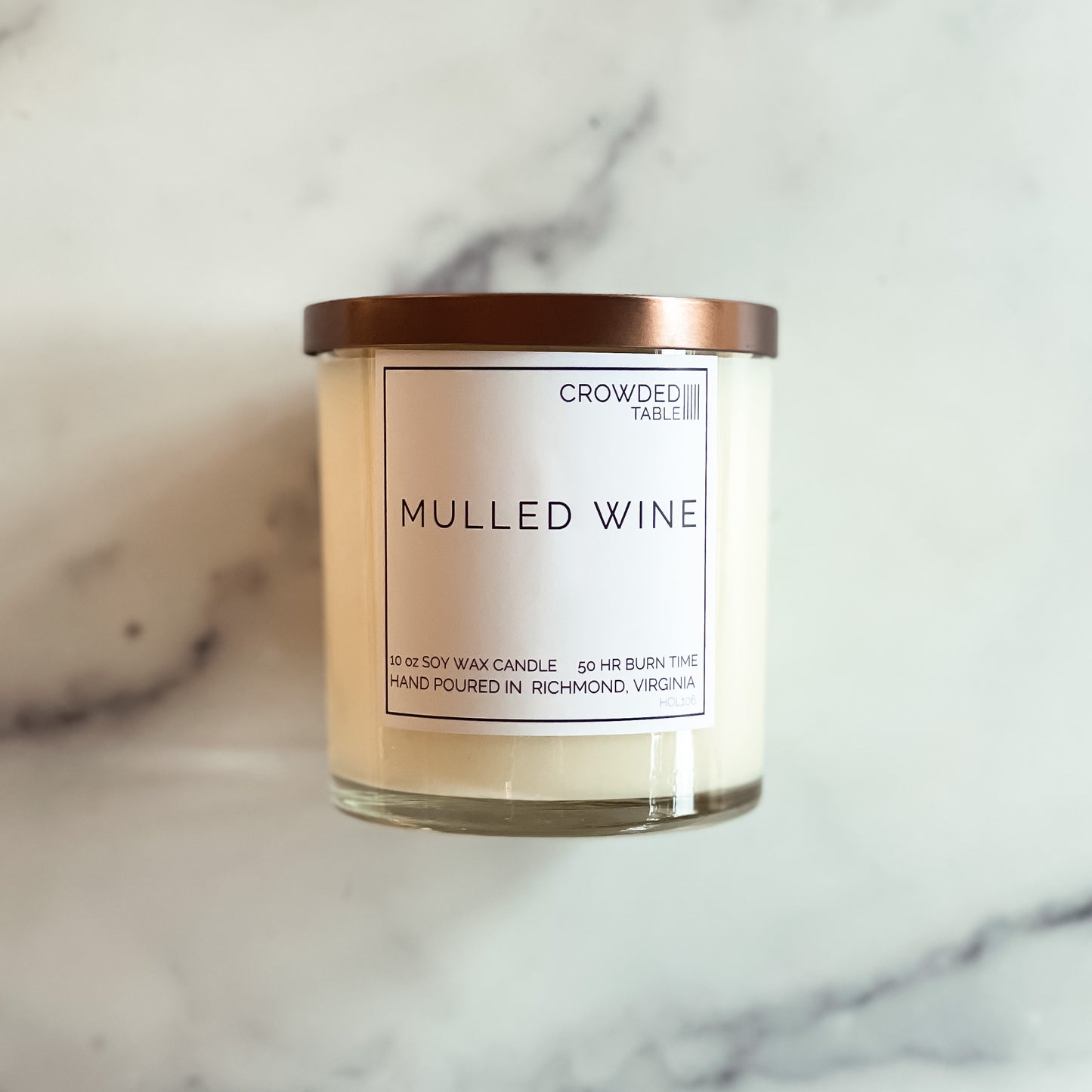 Mulled Wine 10 oz. Pure Soy Wax Candle