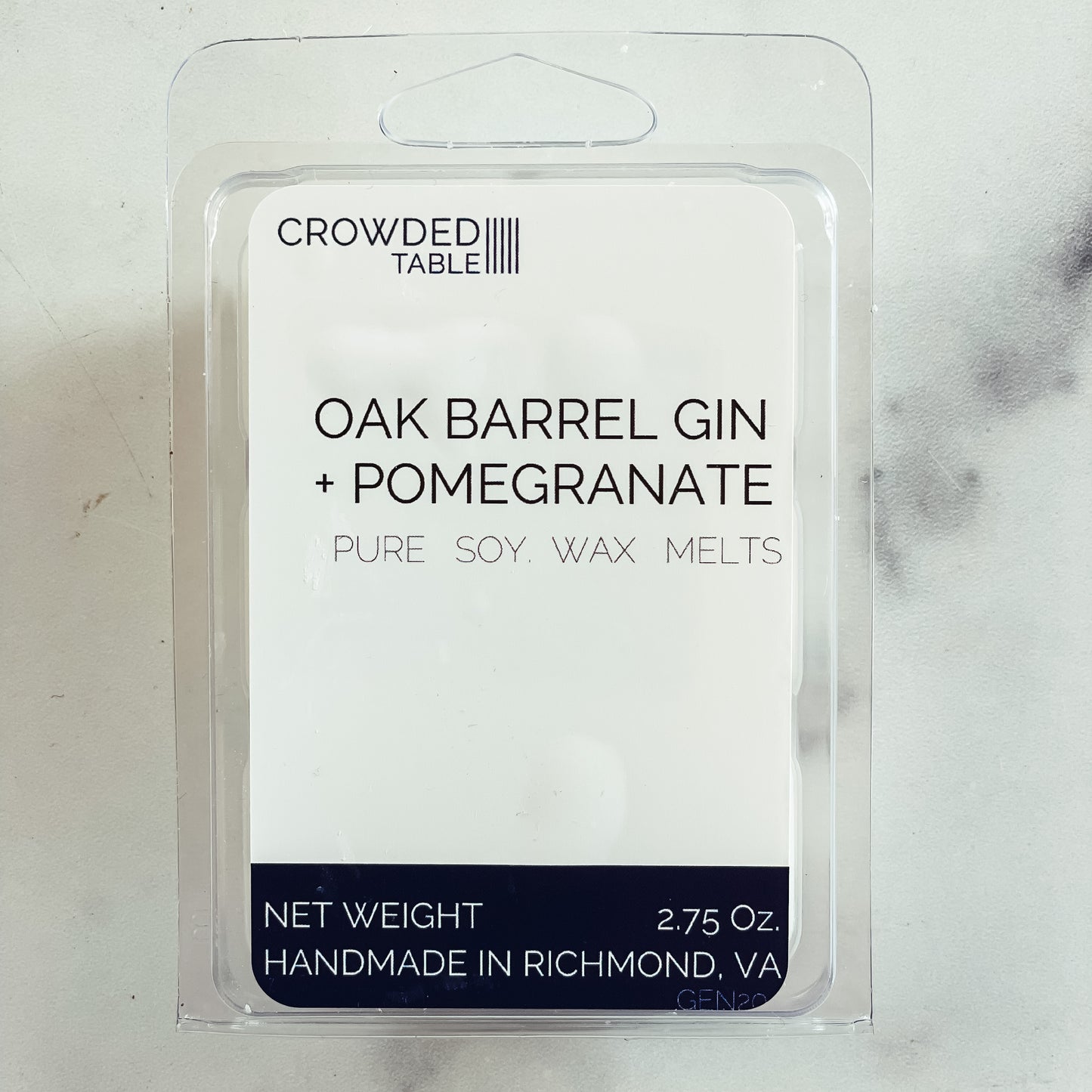 Oak Barrel Gin + Pomegranate 10 Oz. Pure Soy Wax Candle