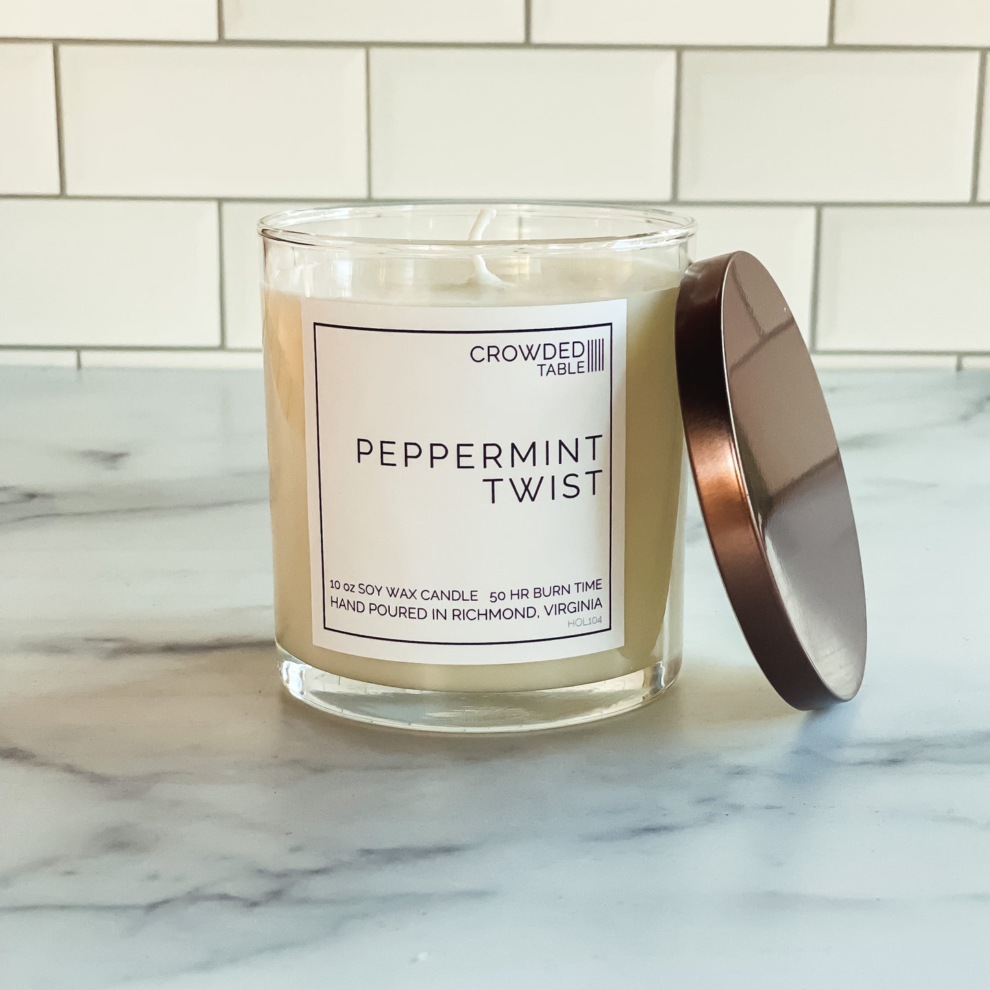 Peppermint Twist 10 oz. Pure Soy Wax Candle